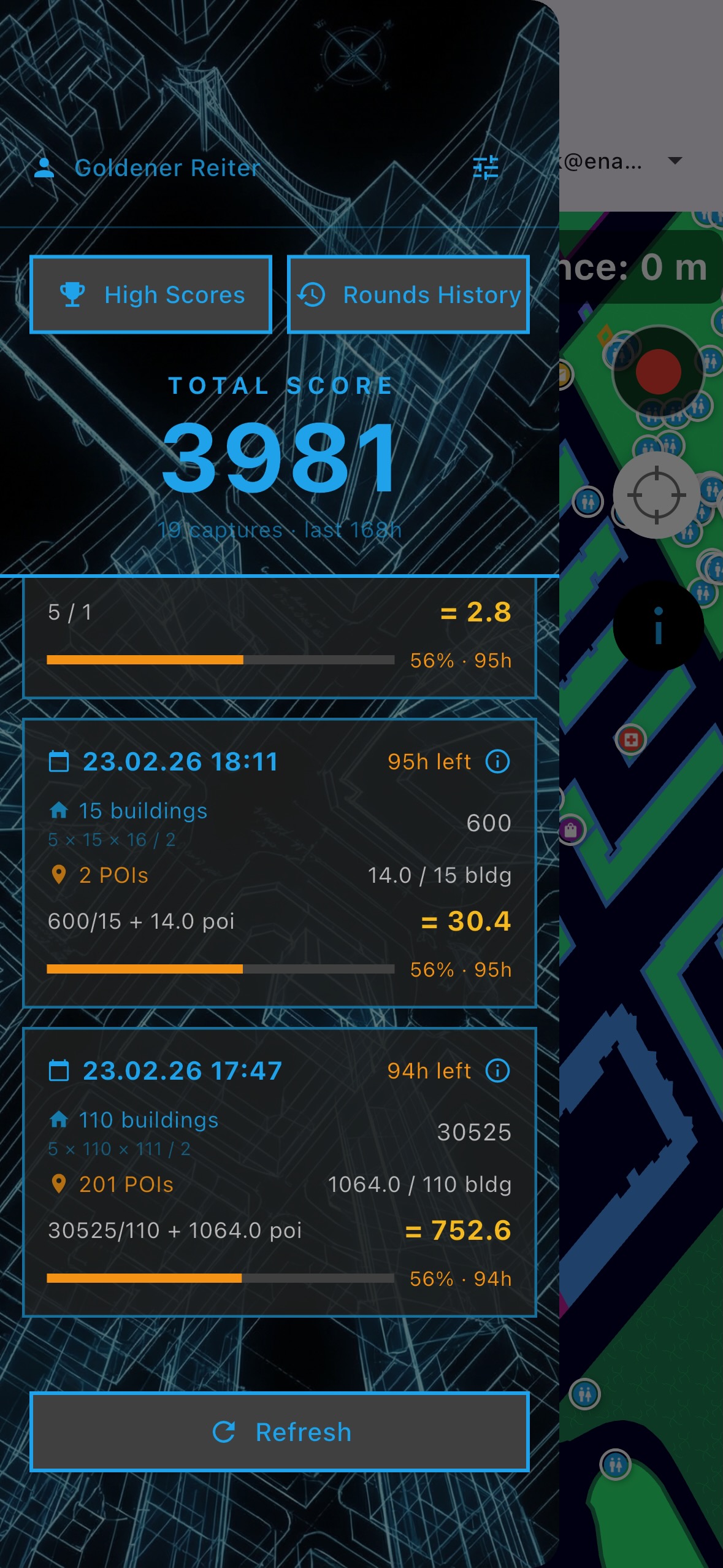 Walk Statistics